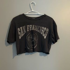 Garage vintage cropped t-shirt